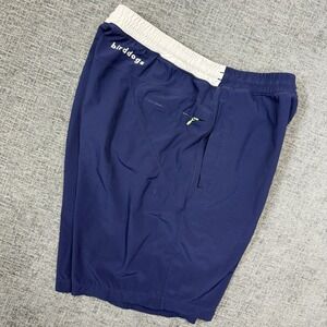 Birddogs Shorts Mens Large Blue Boom For Your Boomstick Lined Athletic Stretch